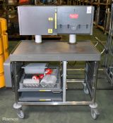 Ultrakart mobile vending breakfast trolley - 250V - 50Hz - L 1160 x W 600 x H 1350mm