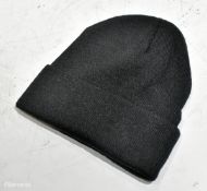 3x boxes of black beanie hats - full detail in the description
