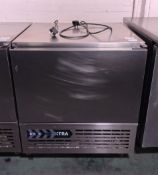 Foster XR 20 stainless steel 1 door refrigeration unit - W 755 x D 690 x H 875mm