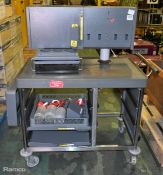 Ultrakart mobile vending breakfast trolley - 250V - 50Hz - L 1160 x W 600 x H 1350mm