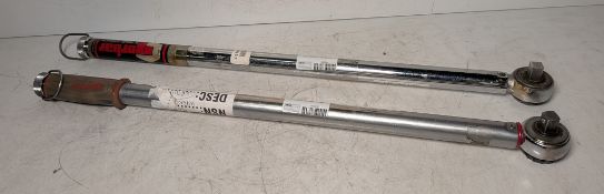 2x Norbar SL3 Slimline 60-220Nm torque wrenches