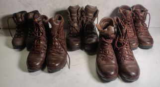 100x pairs of Grade 2 Various combat boots - may include Magnum, YDS, Haix - mixed sizes