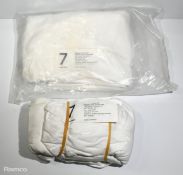 90x Action dress white coveralls - mixed sizes