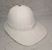 120x White royal tropical helmet - mixed sizes - incomplete - in need of repair