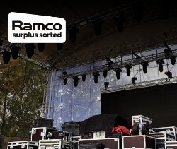 Audio Visual equipment including mixers, speakers, chain hoists, cable - Panasonic, Robe Robin 600, ETC Source Four and more