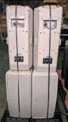 16x Panasonic RAMSA WS-B200 (60W) dual 8 inch moulded-resin 100V-line white loudspeakers