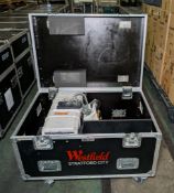 ChainMaster C1 electric chain hoist in black flight case - W 1000 x D 680 x H 650mm
