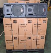 10x Panasonic RAMSA WS-AT200 12 inch moulded-resin loudspeakers (palletised) - tested