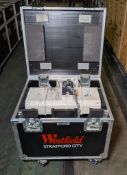 ChainMaster C1 electric chain hoist in black flight case - W 1000 x D 680 x H 650mm