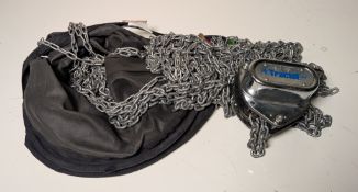 Tractel 250kg manual chain hoist (12m HOL)