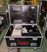 ChainMaster C1 electric chain hoist in black flight case - W 1000 x D 680 x H 650mm