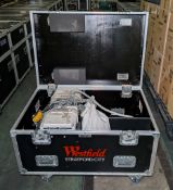 ChainMaster C1 electric chain hoist in black flight case - W 1000 x D 680 x H 650mm