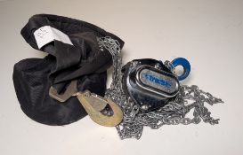 Tractel 250kg manual chain hoist (12m HOL)