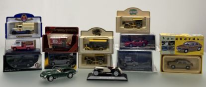 A collection of misc miniature car models comprising, a Cararama BMW 3 Series, a Matchbox Models