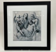After Peter Howson OBE (Scottish b. 1958), 'Jesus is laid in the tomb', 2003, print on canvas