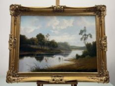 Andrew Grant Kurtis (British 20thc), Lake District Study oil on canvas, signed bottom right,
