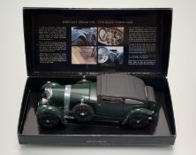 A Minichamp 1/18 Scale Diecast model of a Bentley Speed Six in green, in orignal box.
