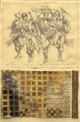 Alexander Reid (Scottish Opera Costume Designer late 1960's/1970), Group D Act 1/3 Bothwell's Gang