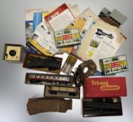 Railway interest: A Trix model railway, engines etc., a Metor Diesel Express (boxed), A British