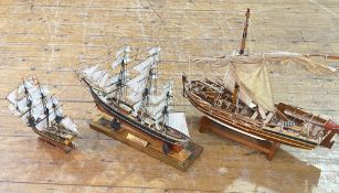 A collection of Nauticalia model ships comprising 'HMS Victory' 250th Anniversary limited edition