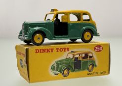 A Dinky Toys Model No. 254 Austin Taxi, with orignal box.