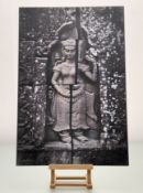 A modern Sri Lanka stone figure Apsara printed on board, unframed (61.5cmx41cm)