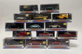 A mixed collection of vintage Dinky matchbox model cars comprising; 1949 Land Rover, 1958 Porsche