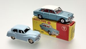 A Dinky Toys Model No. 135 Triumph 2000 with original box together with a Dinky Toys 161 Austin