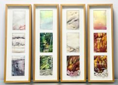 A collection of four seasonal works by Eileen Mansfield (Scottish Contemporary) titled - Winter,
