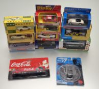 A collection of various miniature collectable car models comprising, a Dinky Princess 2200HL Saloon,