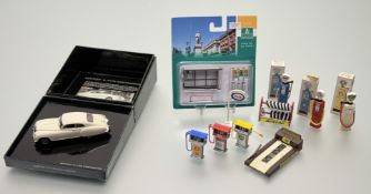 A Minichamps 1:43 scale model of a Bentley R-Type Continental together with a collection of road
