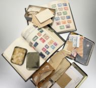 An Amherst vintage stamp album containing a good collection of Victorian Great Britain stamps,