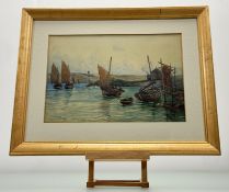 A pair of works by D.Martin, one titled - Evening Tarbert the other titled - Morning Fishers Loch