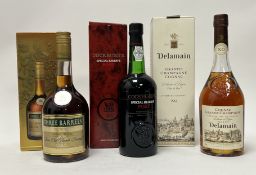 A bottle of Raynal & Cie Three Barrels Rare Old French Brandy VSOP, 40% Vol, 70cl, in presentation