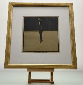 After William Nicholson (British 1872-1949), James McNeill Whistler, lithograph after woodcut, in
