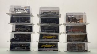 A large collection of 007 miniature memorabilia car models comprising, Alfa Romeo GTV6 from