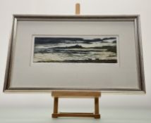 Mary Farnell (British 1926-2014), Dunstanburgh Castle, etching 3/30, signed and titled below,