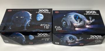 A Moebius Models 2001: A Space Odyssey Aries Lunar Shuttle 1B 1/48 scale all plastic model kit,
