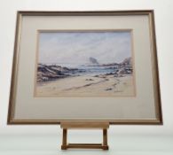 John Bathgate (Scottish 1949-), Bass Rock print, in a glazed frame. (24.5cmx33.5cm)