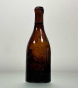 A 1929 Bass Prince of Wales Brew bottle with damaged seal and cork. (h -25.5cm)