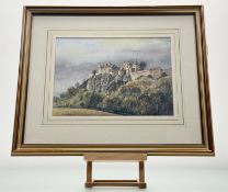 Malcolm Butts (British 1943-2009), Edinburgh Castle, watercolour, signed and dated '84 bottom