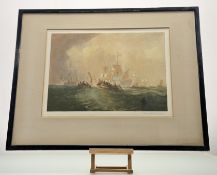 After J.M.W Turner, Thomas Hamilton Crawford (1860-1948), William of Orange, mezzotint engraving,