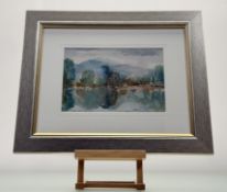 Alexander Nisbet Paterson ARSA RSW (Scottish 1862-1947), Reflections, watercolour, signed pencil