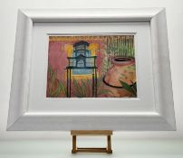 Carol Taylor MA RCA (Scottish Contemporary), The Birdcage Casa de Carmona, watercolour, pencil,