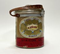 An H Upmann 1960s/70s cedar lined cigar humidor, with 'Habana, Coronas, made in Havana, Cuba' to
