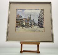 A pair of prints by J.Brian..., one titled - John Knox's House the other titled - The High Street