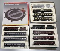 A collection of various boxed train sets comprising, Hornby Railways R516 Diesel Maintenance Depot