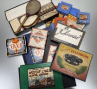 A collection of vintage board games comprising, two copies of Touring Scotland, Touring England, The