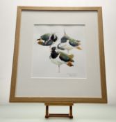 Keith Brockie (Scottish 1955-), Glen Quoich, watercolour, signed, titled and dated 17th May 2017,