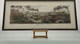 After Dean Wolstenholme (1798-1882) engraved by Thomas Sutherland, Fox Hunting plates 1-4,